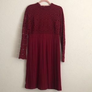 Polagram burgundy dress